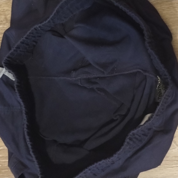 Spalding Navy Casual Drawstring Pockets Relax Fit Hipster sweatpants shorts S/P - Picture 6 of 12